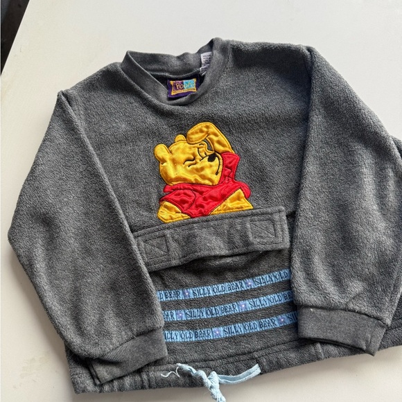 Disney Winnie the Pooh Gray Sweatshirt - Picture 1 of 5